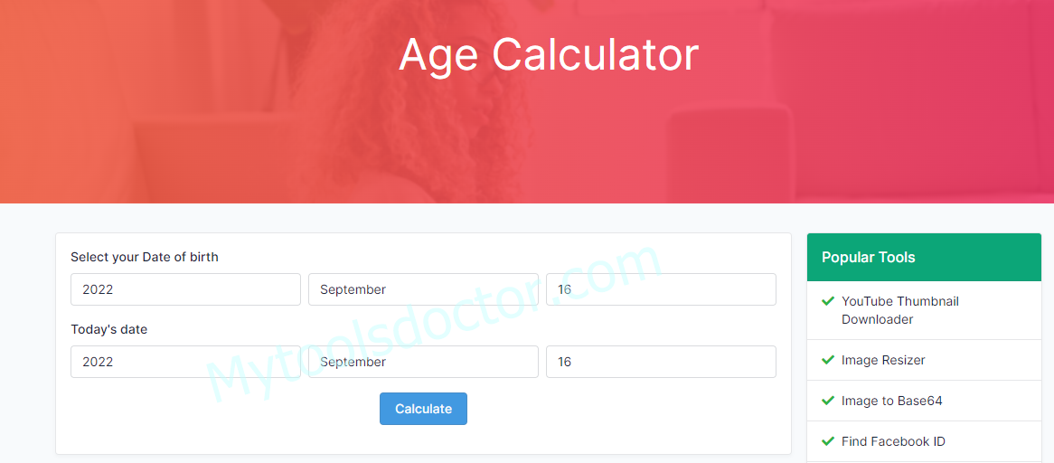 Age Calculator Online